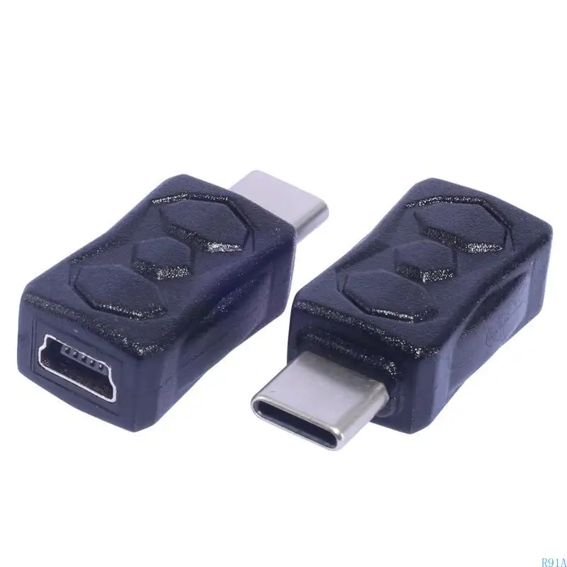 Bộ chuyển đổi sạc R91A cho máy tính bảng nghe Mini USB nữ để loại C Bộ chuyển đổi nam