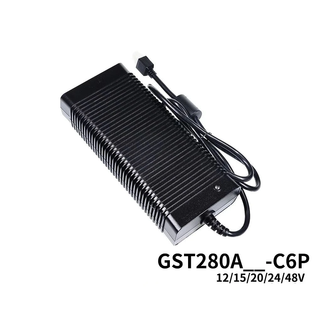 Imagem -04 - Mean Well Industrial ac dc Desktop Power Adapter Gst280a12-c6p 280w Gst280a20-c6p Gst280a15-c6p mw