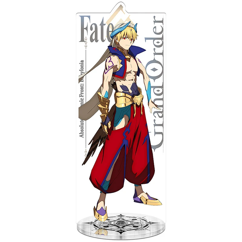 FGO Game Fate Grand Order Acrylic Stand Model Cosplay Characters Desktop model stand Ornament Goods Collection Gifts 15cm