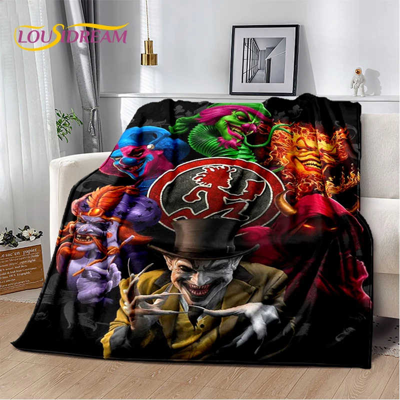 

Icp Insane Clown Posse Juggalo Rap Metal Soft Flannel Blanket for Bed Bedroom Sofa Picnic,Throw Blanket for Cover Outdoors Gift