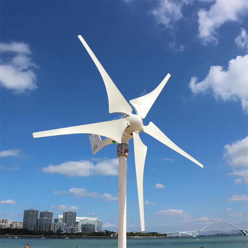 600W Wind Turbine Generator With Charge MPPT Controller and Battery Equalizer Household Wind Generator for battery