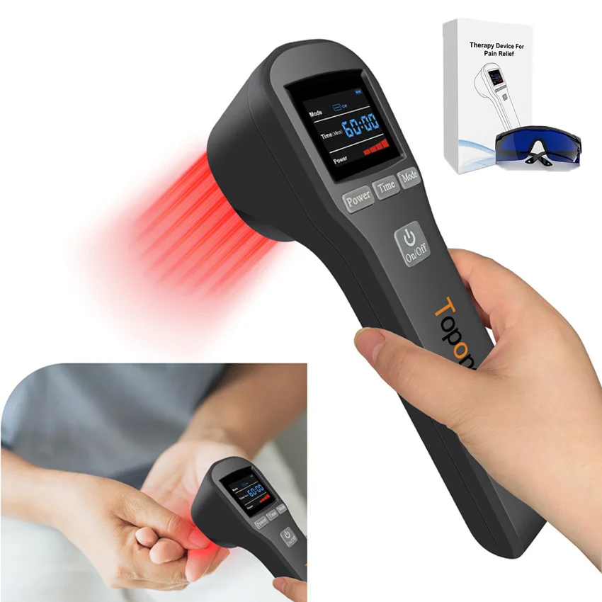 16x650nm+4x808nm 880mW Medical Red Light Therapy Cold Laser LLLT Device Physiotherapy For Arthritis Pain Relief Health Care