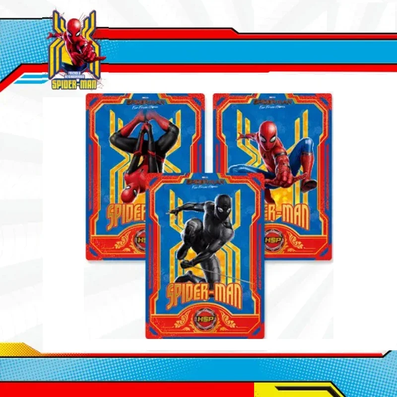 KAKAWOW asli Marvel Heroes JOY Edition kartu perdagangan Spider Man kartun seni seri perdagangan kartu koleksi hadiah mainan anak-anak