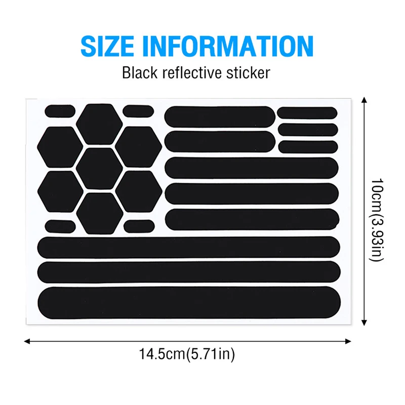 헬멧용 반사 스티커, 자체 접착 반사 테이프, 자전거 오토바이 스쿠터 사이클링 액세서리