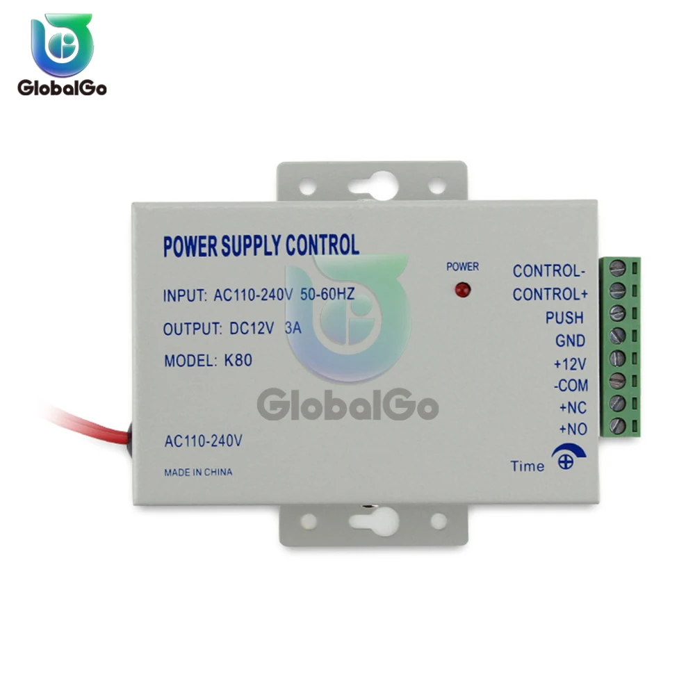 AC110 - 220V Контроллер питания системы контроля доступа DC12V 3A