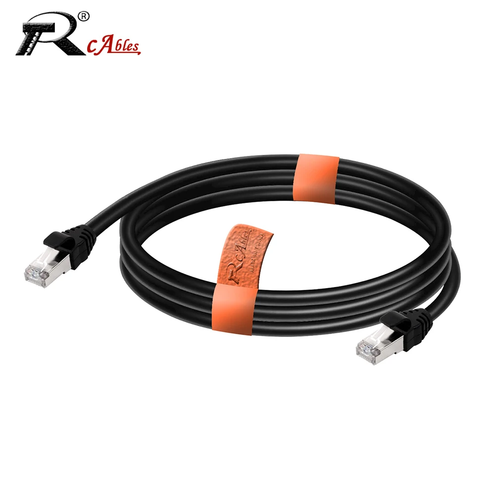 

0.3M-100M STP Cat5/Cat6 Ethernet Extension Cable Indoor&Outdoor LAN Network Shielded Cable with RJ45 Male Connectors for Stage