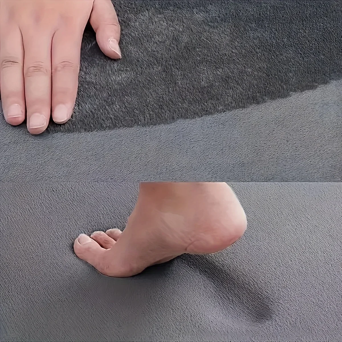 Tapis de salle de bain incurvé, coussin de pied de salle de douche, éponge épaisse, tapis de toilette absorbant, tapis antidérapant, tapis d'entrée résistant à la saleté