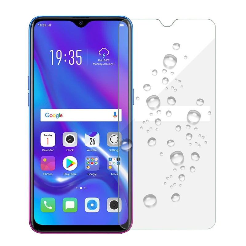 Kính Cường Lực Bảo Vệ Màn Hình Trong Cho Oppo A1k A5 A9 2020 A5s Realme 3 5 5I Pro XT RENO 2 ACE chống Cháy Nổ Màng Bảo Vệ