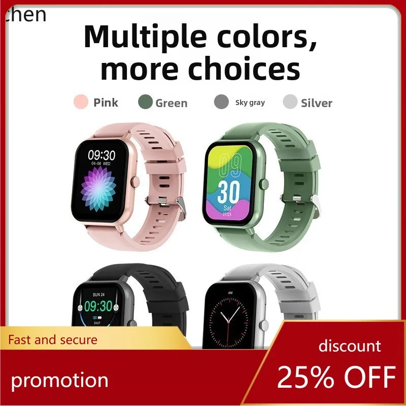 YFY Smartwatch Blood Pressure Blood Oxygen Heart Rate Monitoring Call Waterproof Dial Sports Watch