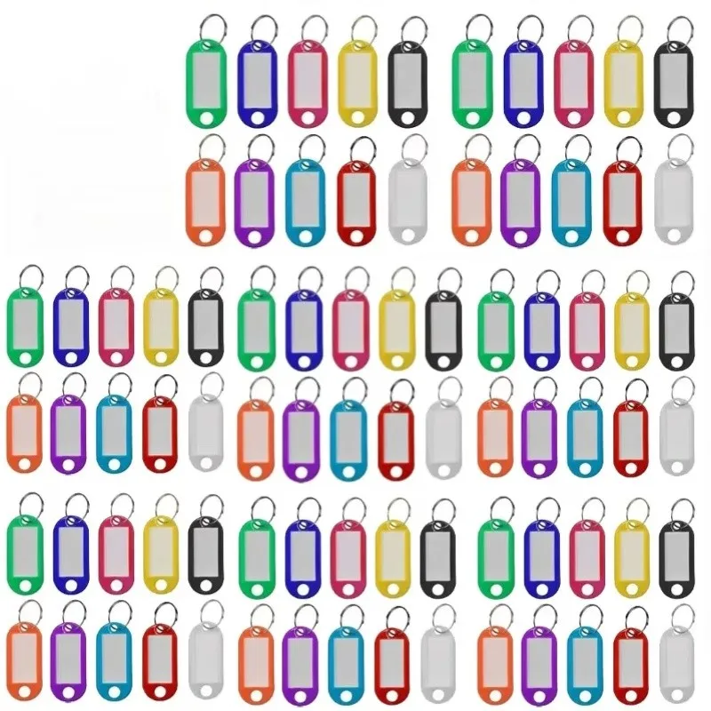 74 pcs Luggage Identification Tags, Clear Information Display, suitable for Home Storage Organizing, Random Color Assortment