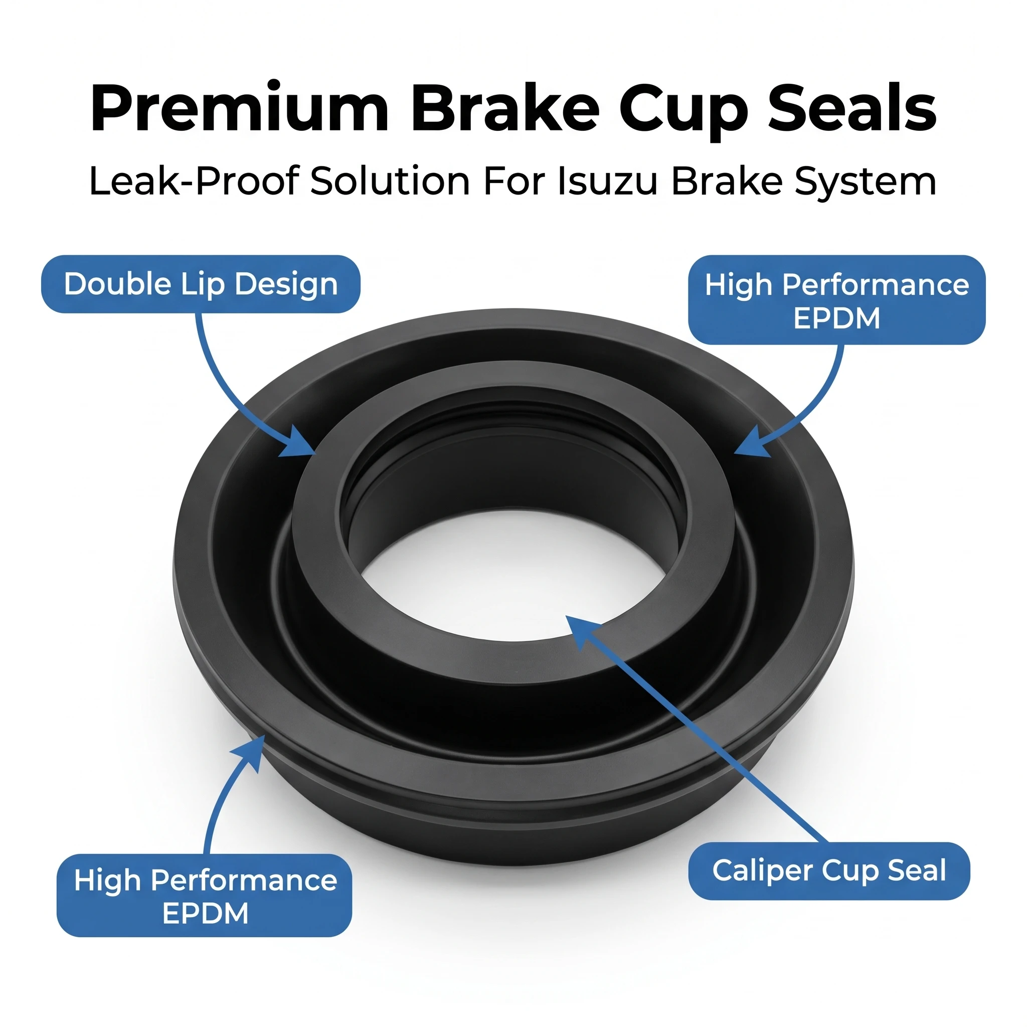 4/8/12PCS Wheel Cylinder Brake Cup Seal SC80423R For Isuzu ELF NKR Pick Up KA 1 Inch Repair Kit 9-47625-008-0 Rubber Brake Part