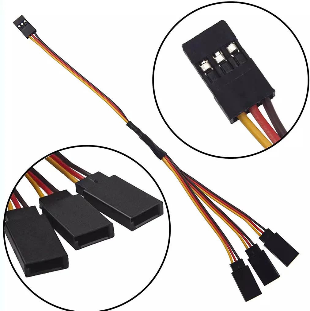 15/30cm Servo Extension Lead Wire 26AWG Cable Male to Female For RC Futaba/JR Airplane Helicopter DIY Model