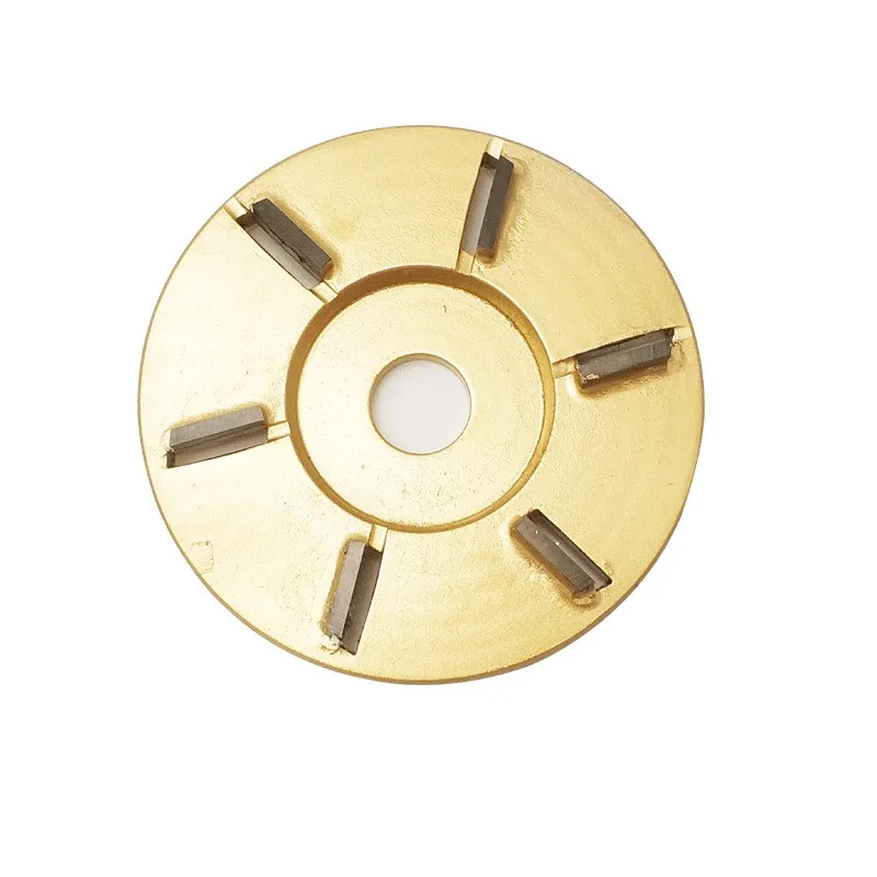 For woodworking milling cutter root carving tea table knife root carving toolAngle grinder hexagonal tea tray knife gold spatula