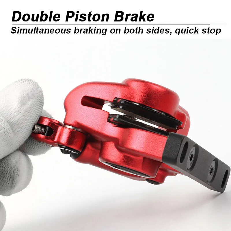 คาลิปเปอร์เบรกไฮดรอลิกแบบดิสก์สำหรับจักรยานเสือหมอบ ZTTO แบบลูกสูบคู่ สำหรับด้านหน้าและด้านหลัง ใช้กับน้ำมันเบรก สำหรับอะไหล่จักรยาน Shimano