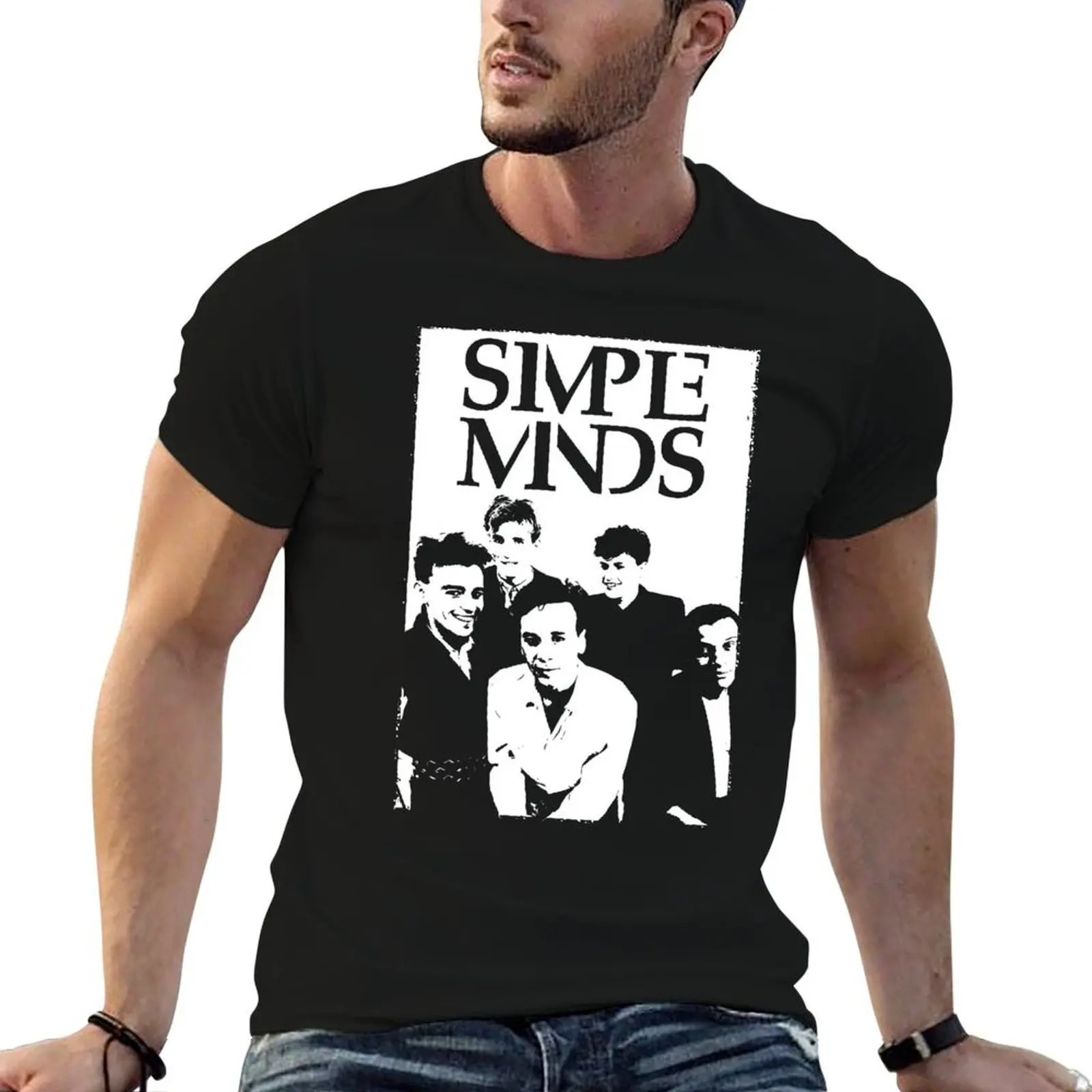 

SIMPLE MINDS BAND T-Shirt man t shirt summer t shirts for man pack white T-Shirt