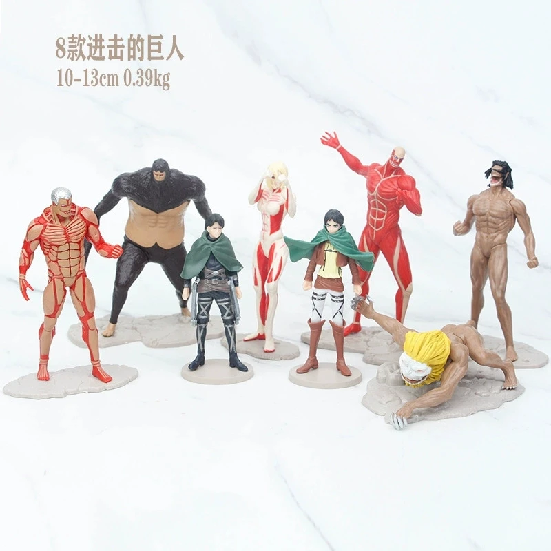 

Attack on Giant Handheld Anime Handheld Model Manga Statue Model Toy Model Ornament Birthday Gift Toy Collectibles