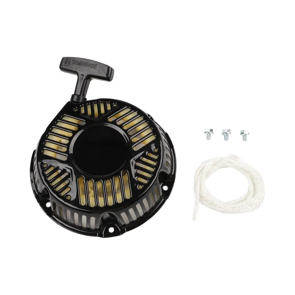 Recoil Starter for 163cc 208cc Engines Suitable for Lawn Mowers Generators Snow Blowers Includes Pull Rope and Screws Kit