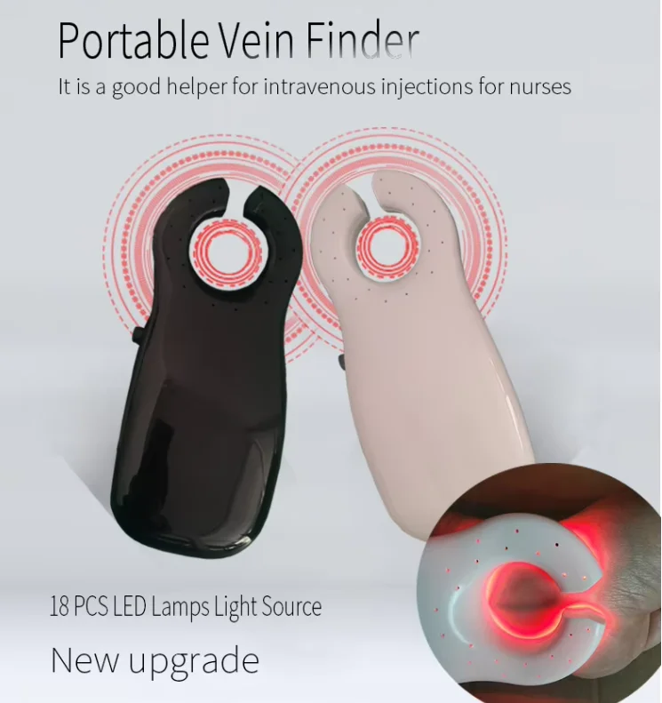 Portable medical infrared light blood vein finder / illuminator / detector / locator