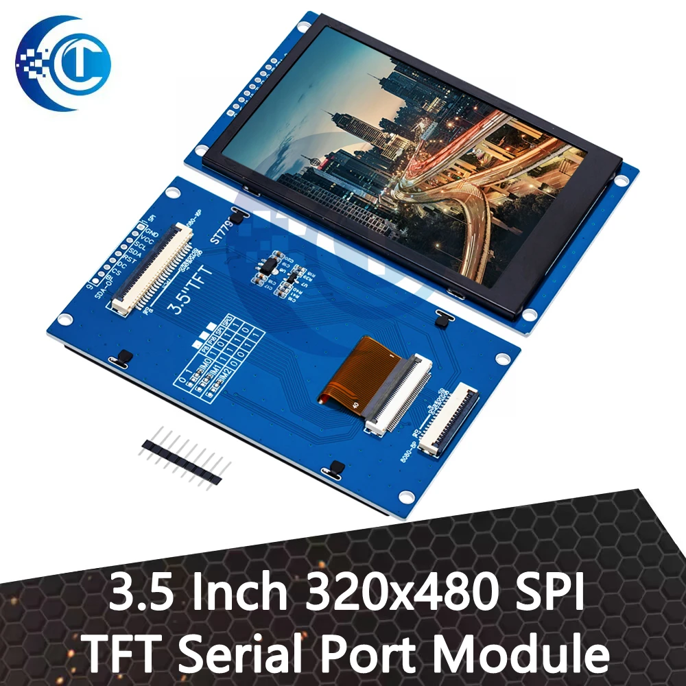 3.5 Inch 320x480 SPI TFT Serial Port Module 5V/3.3V PCB Adapter ST7796S LCD Display For Arduino