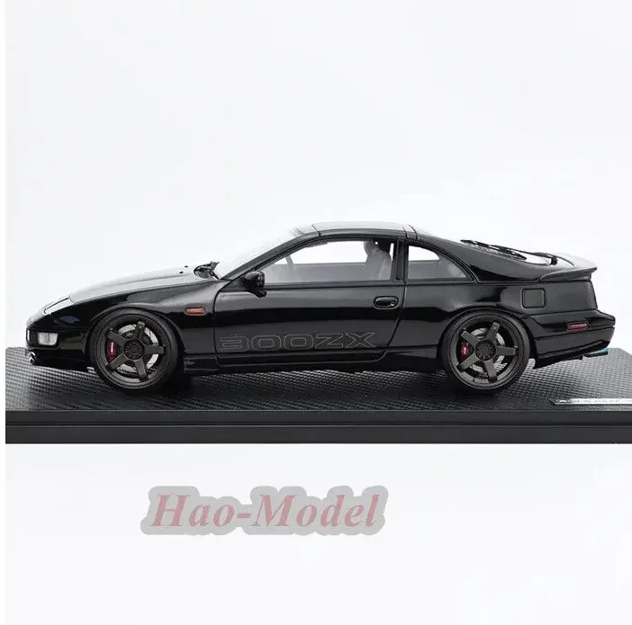 IG 1/18 For Nissan Fairlady Z Z32 2by2 Resin Car Model Diecast Simulation Toy Boys Birthday Gift Hobby Display Collection Black