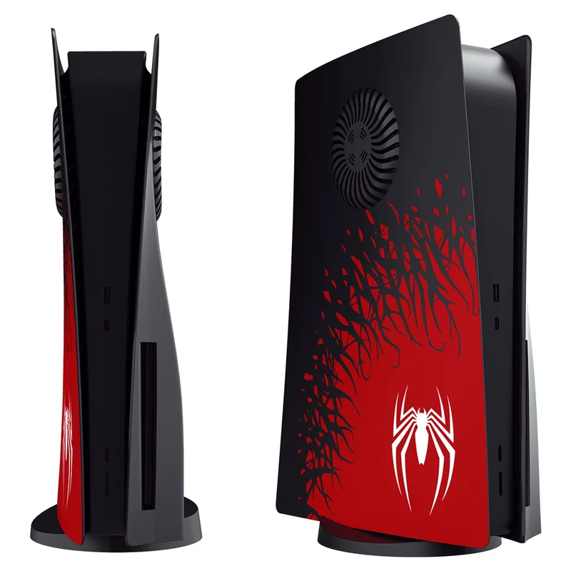 Spider Pattern PS5 Console Cover Cooling Protective Shell Replacement Case For PS5 Game Console