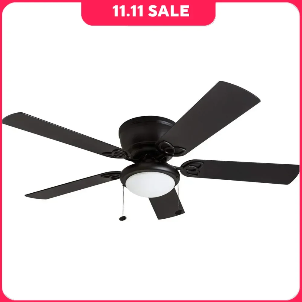 Ceiling Fans with Lights, 3 Speed - Reversible Motor, 5 Dual Finish, Control with The 2 Pull Chains, Ceiling Fans