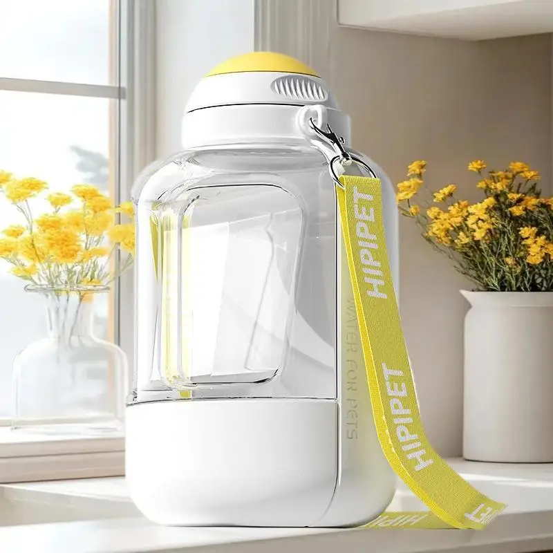 زجاجة مياه للكلاب الأليفة ذات سعة كبيرة قابلة للطي في الهواء الطلق موزع طعام الحيوانات الأليفة للكلاب الصغيرة والمتوسطة والكبيرة مستلزمات الحيوانات الأليفة