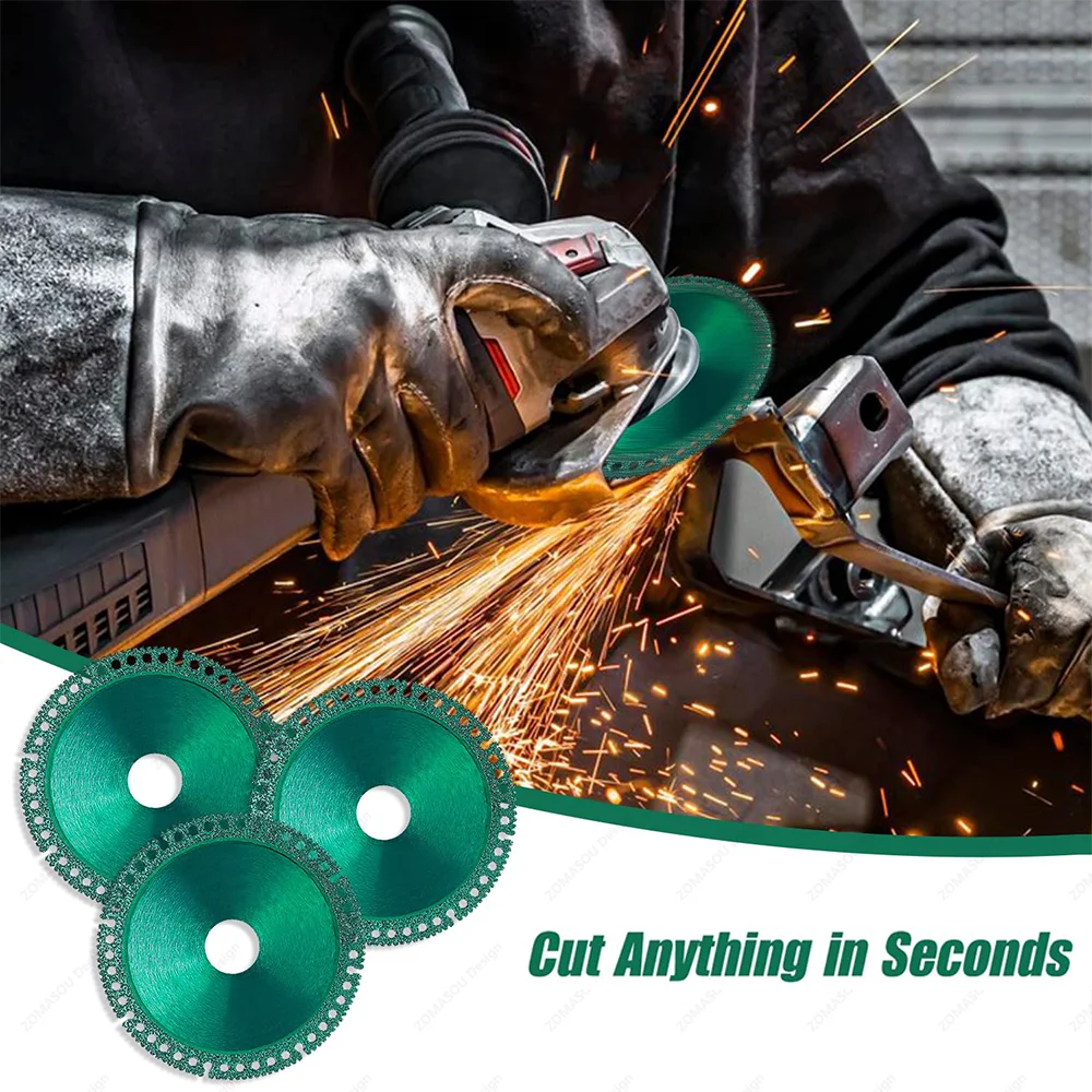1-15Pcs 100/115/125mm Composite Multifunctional Cut Saw Blade Ultra-thin Ceramic Tile Glass Diamond Cut Disc For Angle Grinder