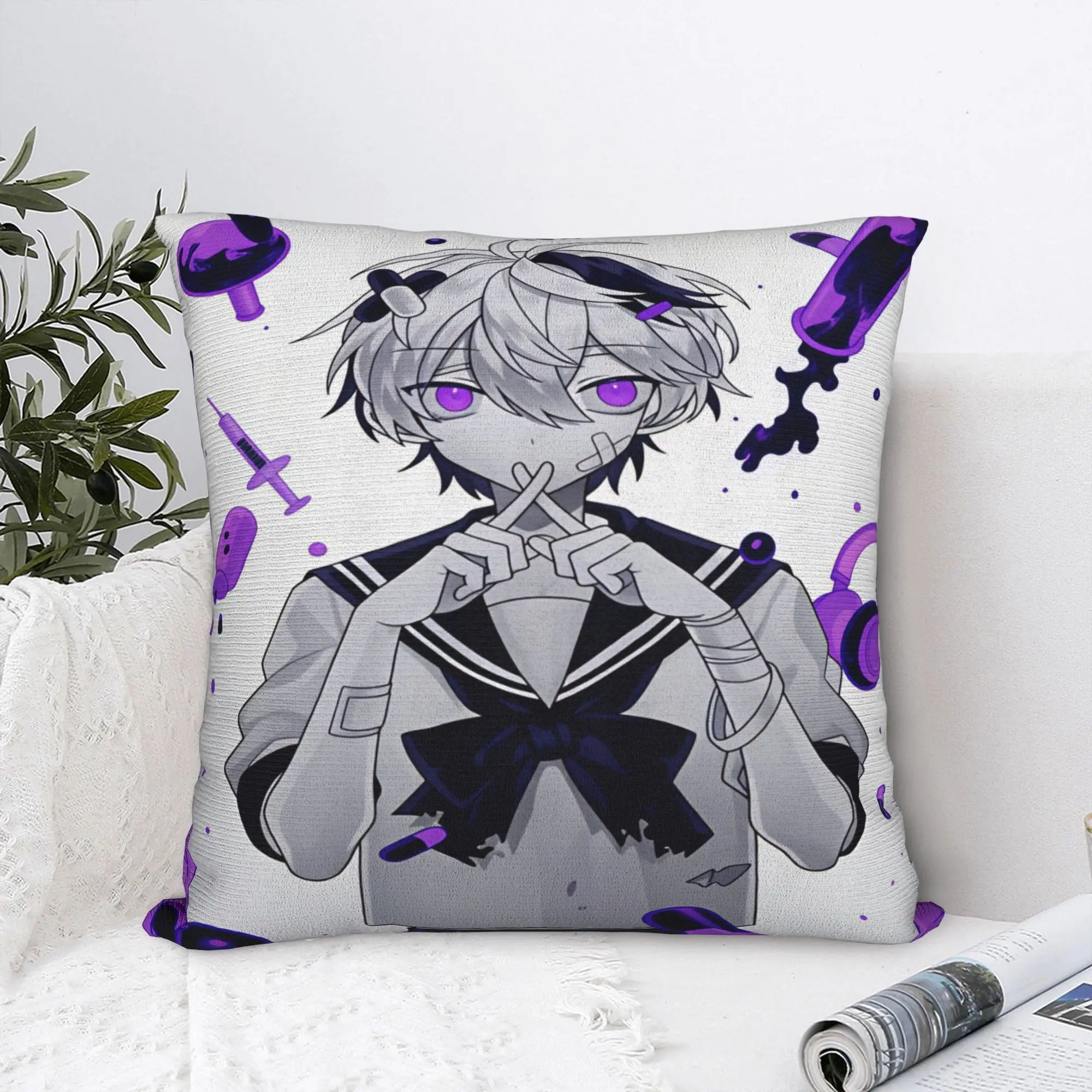 Pillow Cover Singer V4flower   Funny Pillow Case For Couch Sofa Bedroom Pillowcases