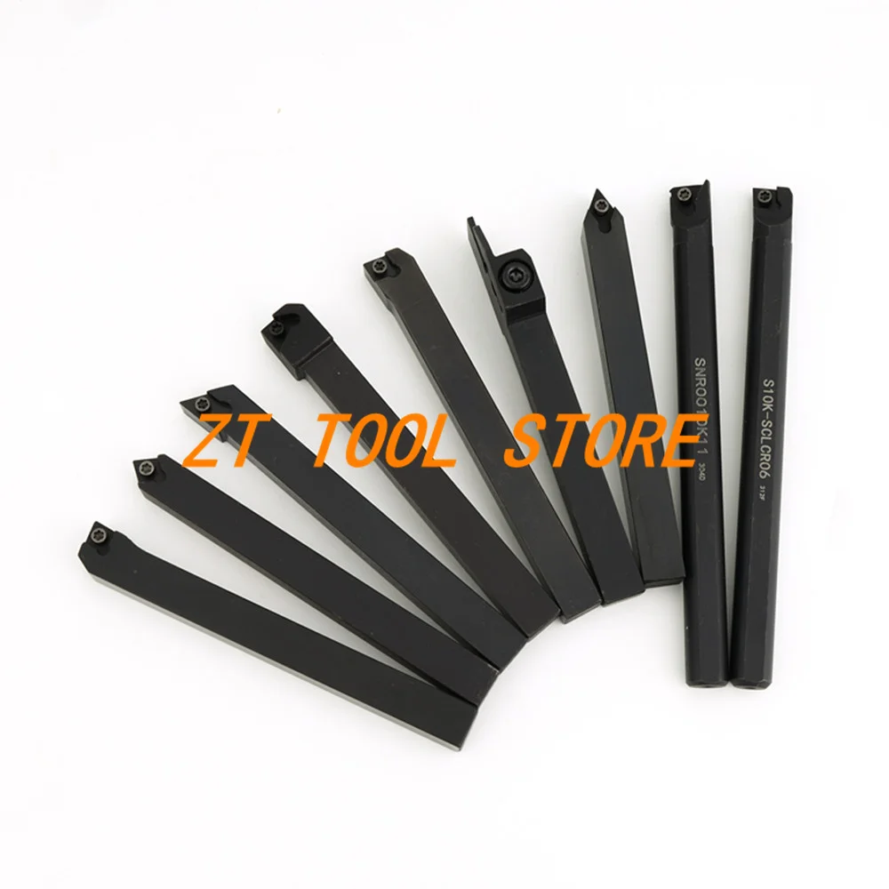 16mm  12mm 10mm Shank Lathe Boring Bar Turning Tool Holder Set With Carbide Inserts With Wrenches For Lathe Turning Tools