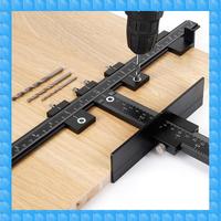 ETRT Aluminum Cabinet Hardware Jig,Punch Locator Drill Guide,Wood Drilling Dowelling Guide For Installation Of Handles Knobs Dur