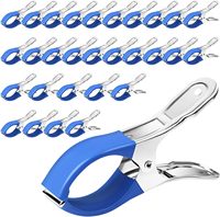 6/12pcs Durable Stainless Steel Pool Cover Clips with Plastic Handles - Heavy Duty Windproof Spring Clips Clothesline Clip