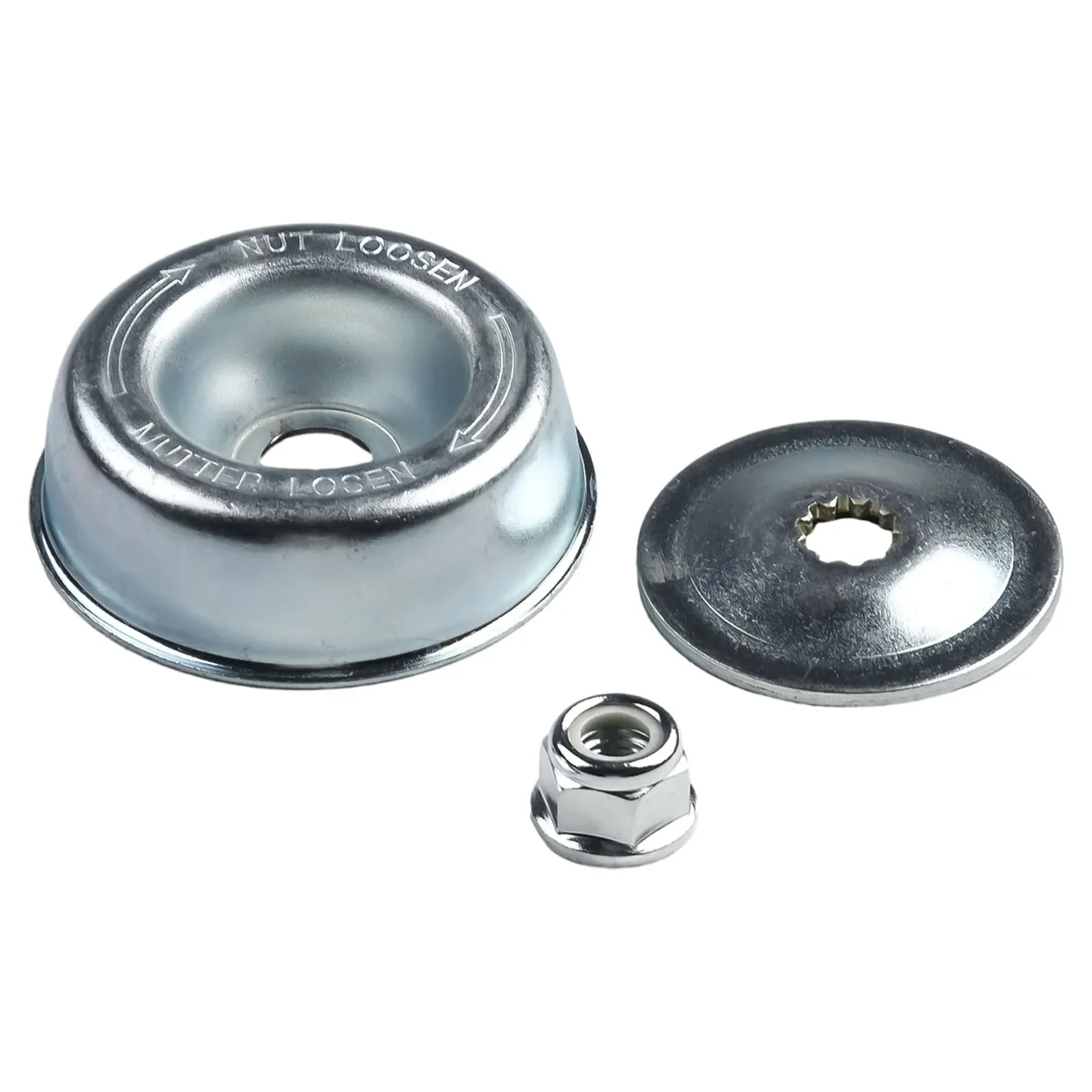 3Pcs Metal Blade Fixing Kit for Strimmer Brushcutter Replacement Nut Plate Rider for STIHL FS350 FS360 FS400 FS410 FS450 Trimmer