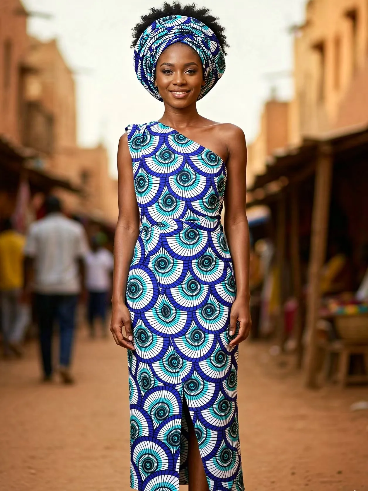 Wax Fabric African Style Polyester Material Breathable Quick-Dry Summer Dress First Choice Multi-Color Mix
