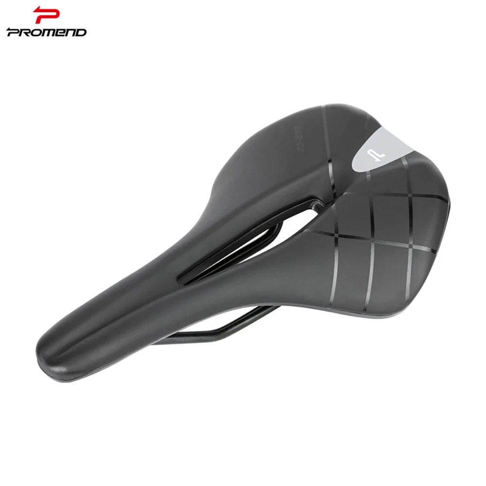 PROMEND-Mountain Bike Saddle, Hollow Breathable, Comfortable, PVC, Cooling, Leather Surface, Bicycle Accessories, SD-569