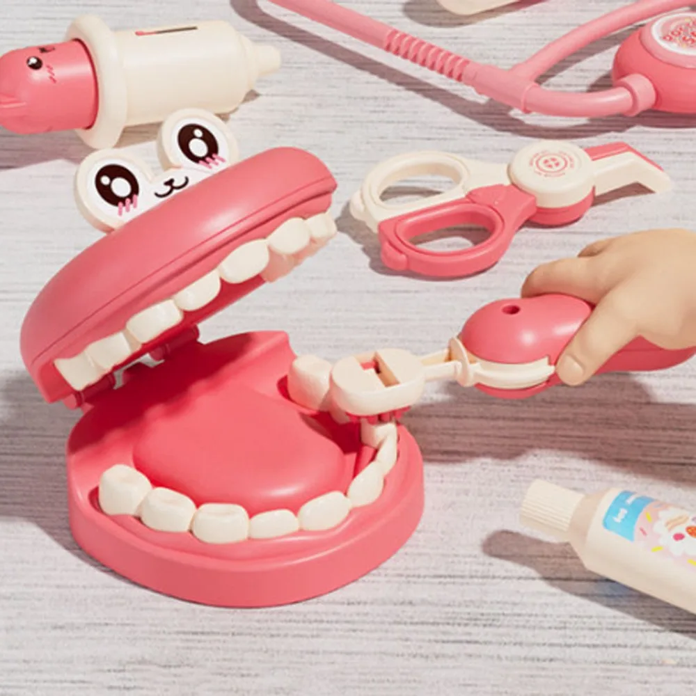 

Role Playing Game Dental Doctor Toys Pretend Play Early Education Simulation Dentist Toy Set Interaction Toothbrush