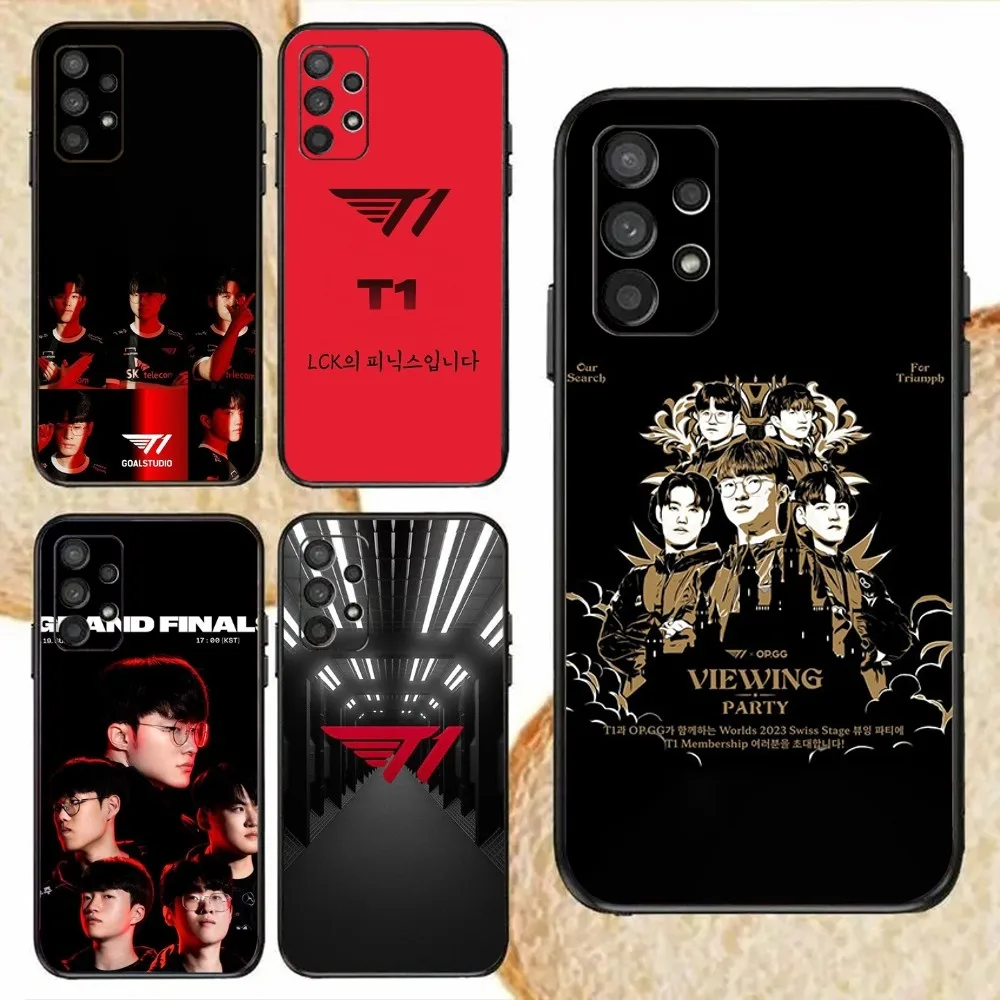 2023 T1 Team L-Lols LPL Faker Phone Case For Samsung Galaxy S24,S20,S21,S22,S23,Fe,Lite,Plus,Ultra,Note Shell