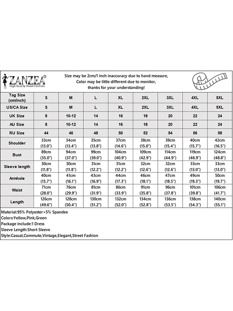 ZANZEA 2025 Bohemian Dress Women Elegant Printed Maxi Long Sundress Short Puff Sleeve Summer Vestidos Casual Loose V-Neck Robe