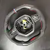 プジョー 508L 2008 3008 4008 5008 GT 100% リアルカーボンファイバー車のステアリングホイール 2
