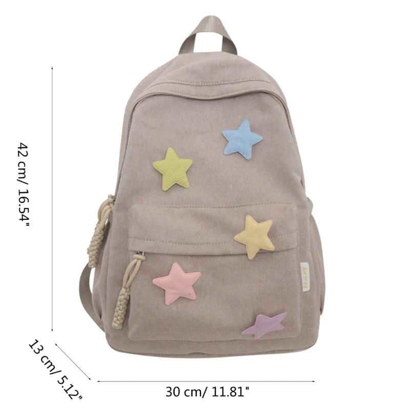 Versatile Starry Rucksack Casual Laptop Backpack for School Travel and Leisure