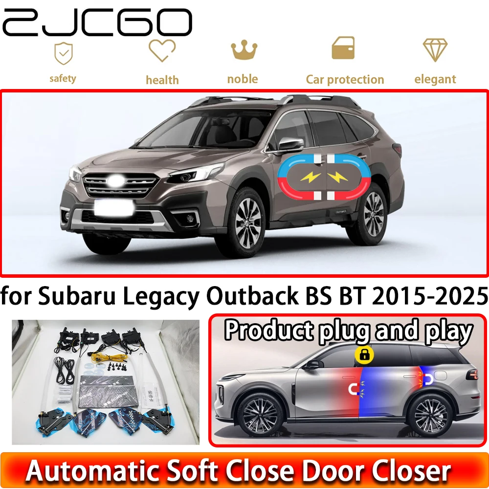 

for Subaru Legacy Outback BS BT 2015-2025 Soft Close Door Kit Power Closing Latch System Auto Pull Door Easy Close Plug & Play