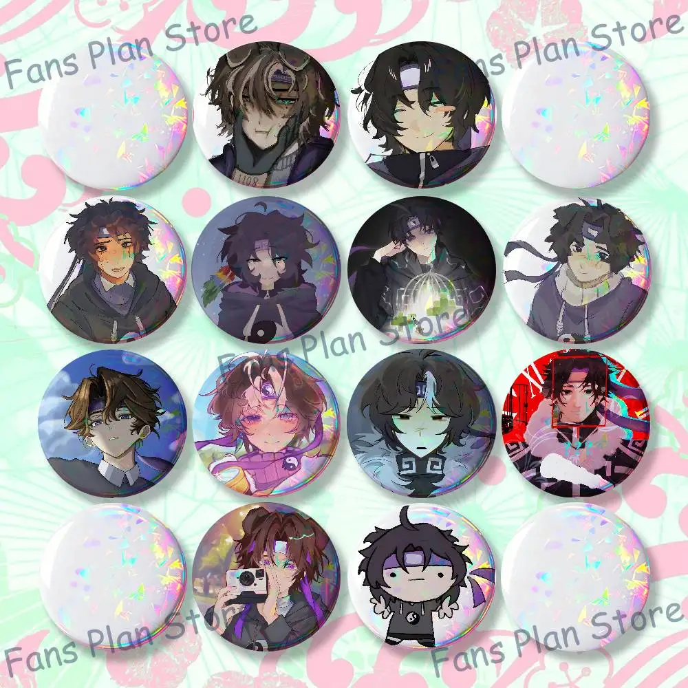 Fanart W-WIFIES 22mm,32mm,42mm,58mm,75mm Round Badge Brooch For Various Clothing Backpacks Jewelry Accessories Gift