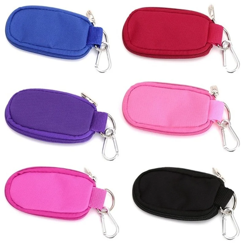 10 Bottles 2ML/3ML Small Cosmetic Bag Essential Oils Carry Case Holder Women Travel Make up Bag