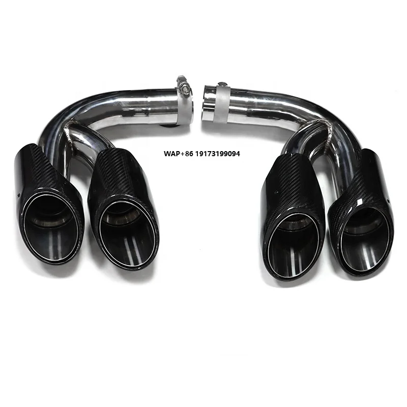 

Carbon Fiber Exhaust Tip for Cayenne 2019 2020 2021 2022 Exhaust Pipe Muffler Tip Nozzle Exhaust System Nozz