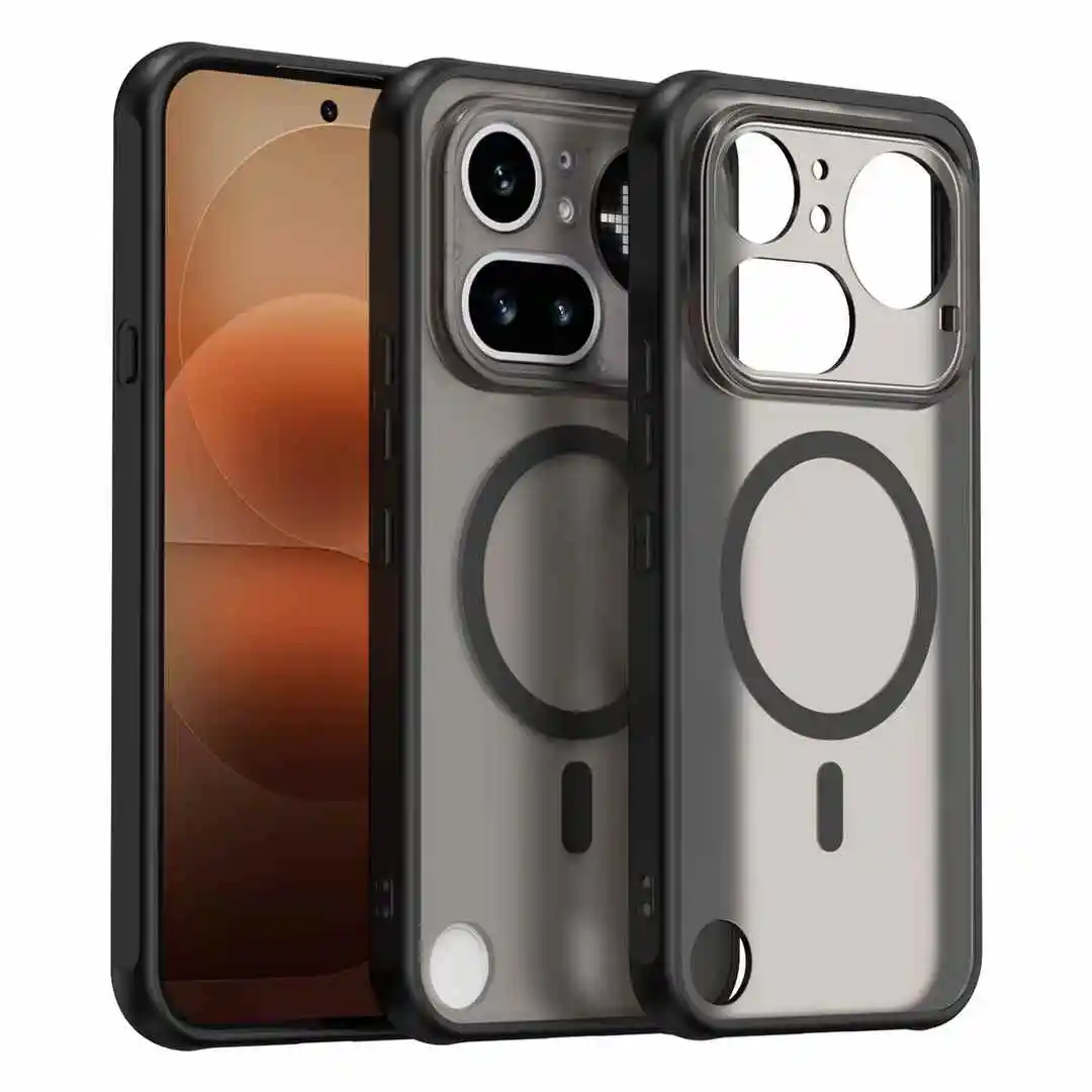 Durchscheinende Matte Magnetische Hülle für Nothing Phone 4A Pro 3 3A Lite CMF Phone 2 Pro Phone4A Phone3 Magsafe Mac Safe Handyhülle