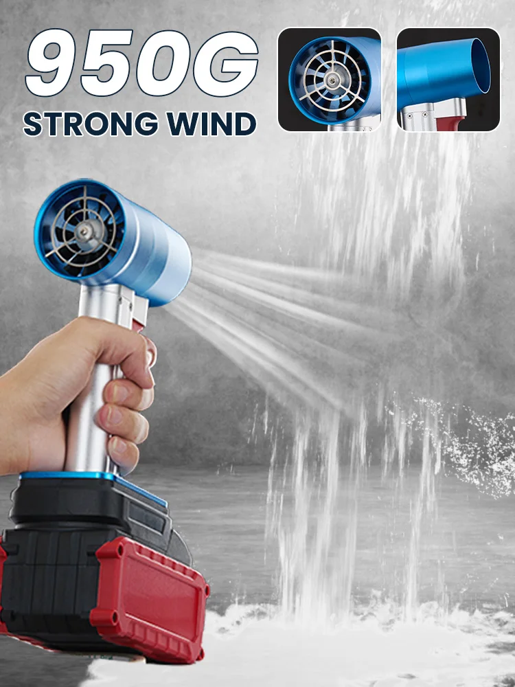 Imagem -03 - Ventilador Portátil do Duto Motor sem Escova Turbo Jet Air Blower 140000rpm 950g Thrust Blower para Makita Dewalt Milwaukee