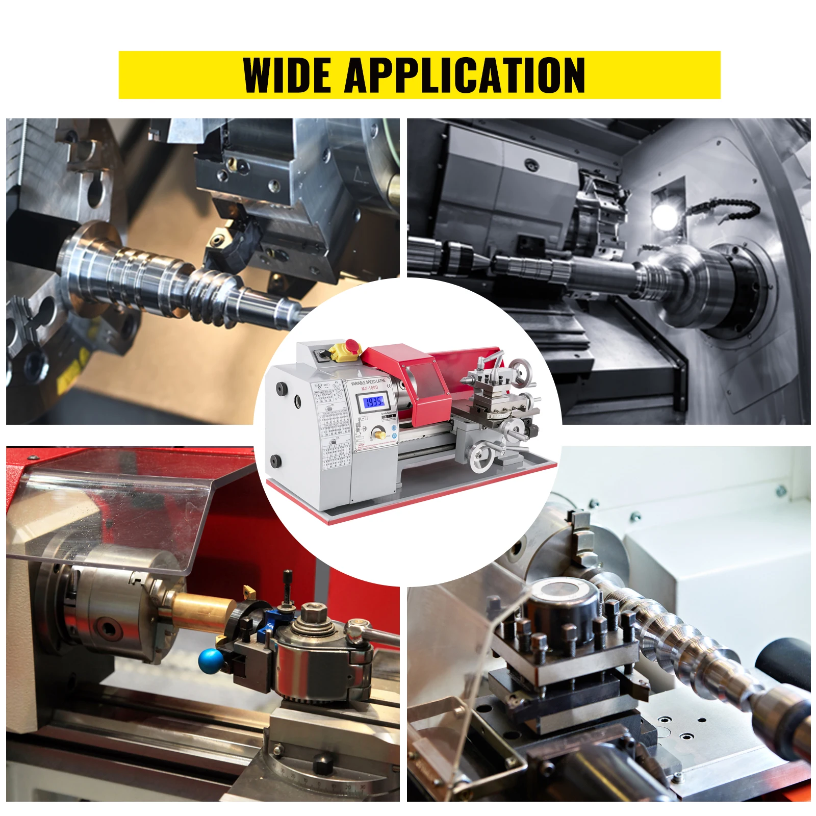 SIHAO Light Duty Mini Metal Manual Lathe Machine For Sale 180*300mm