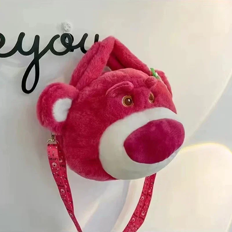 Disney Toy Story Handbag, carteira de pelúcia macia, bolsa bolsa bolsa, Lotso, aniversário, melhor presente para crianças, menina, crianças, jovem