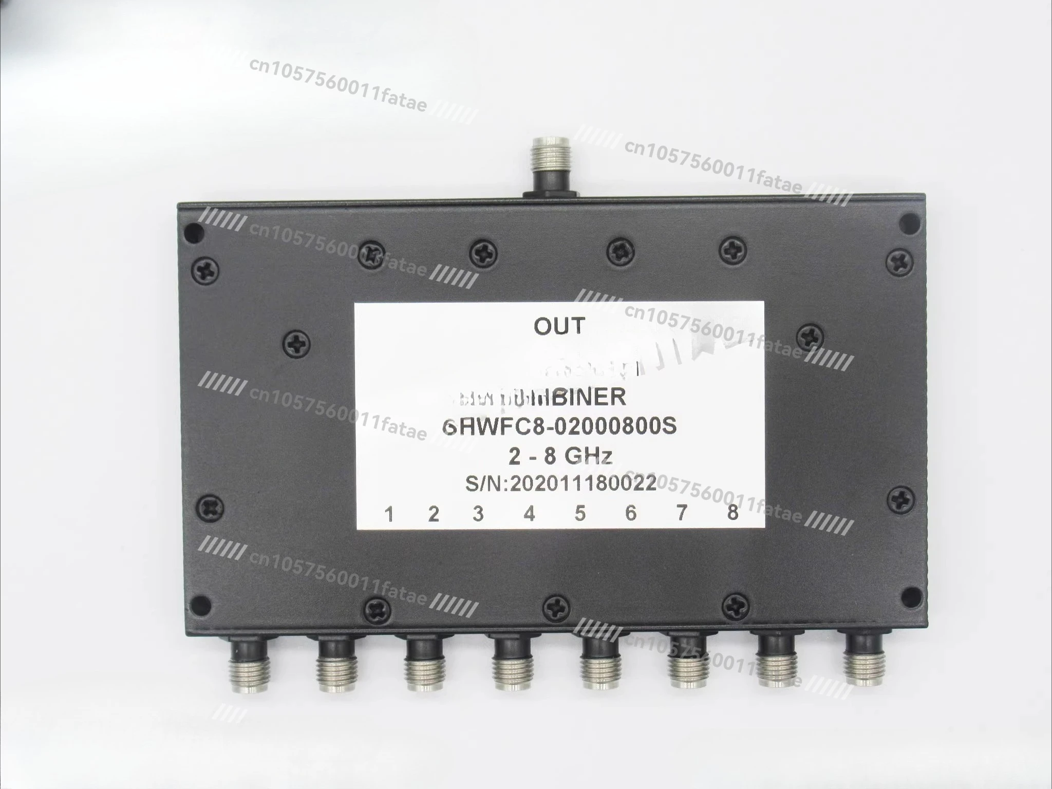 

2000-8000MHz 2-8GHz 2W RF Microwave, Coaxial, Eight-in-one, Combiner