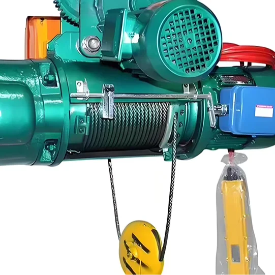 2026 Hot Sale New Portable Electric Hoist 380V Wireless Remote Control Metal Wire Rope Hoist 5 Ton Home Use Retail